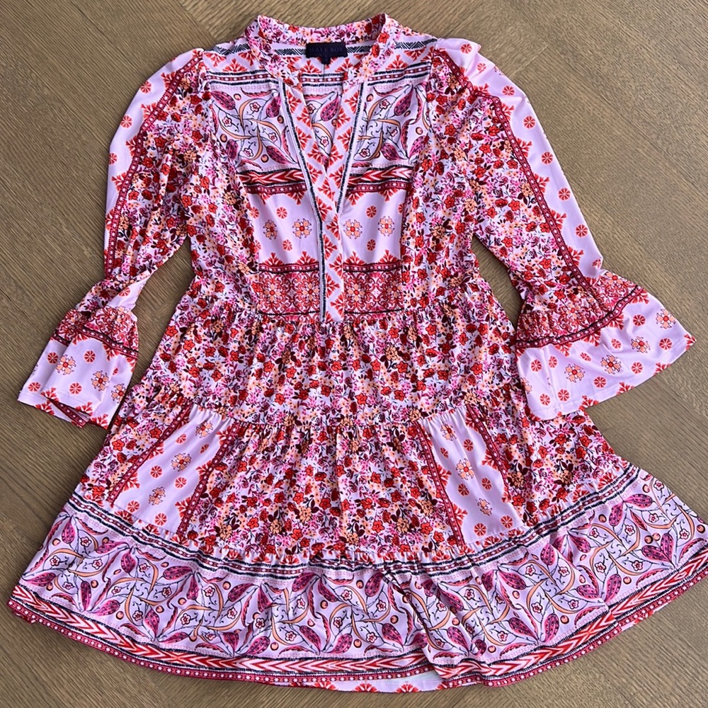 Hale Bob size small pink dress